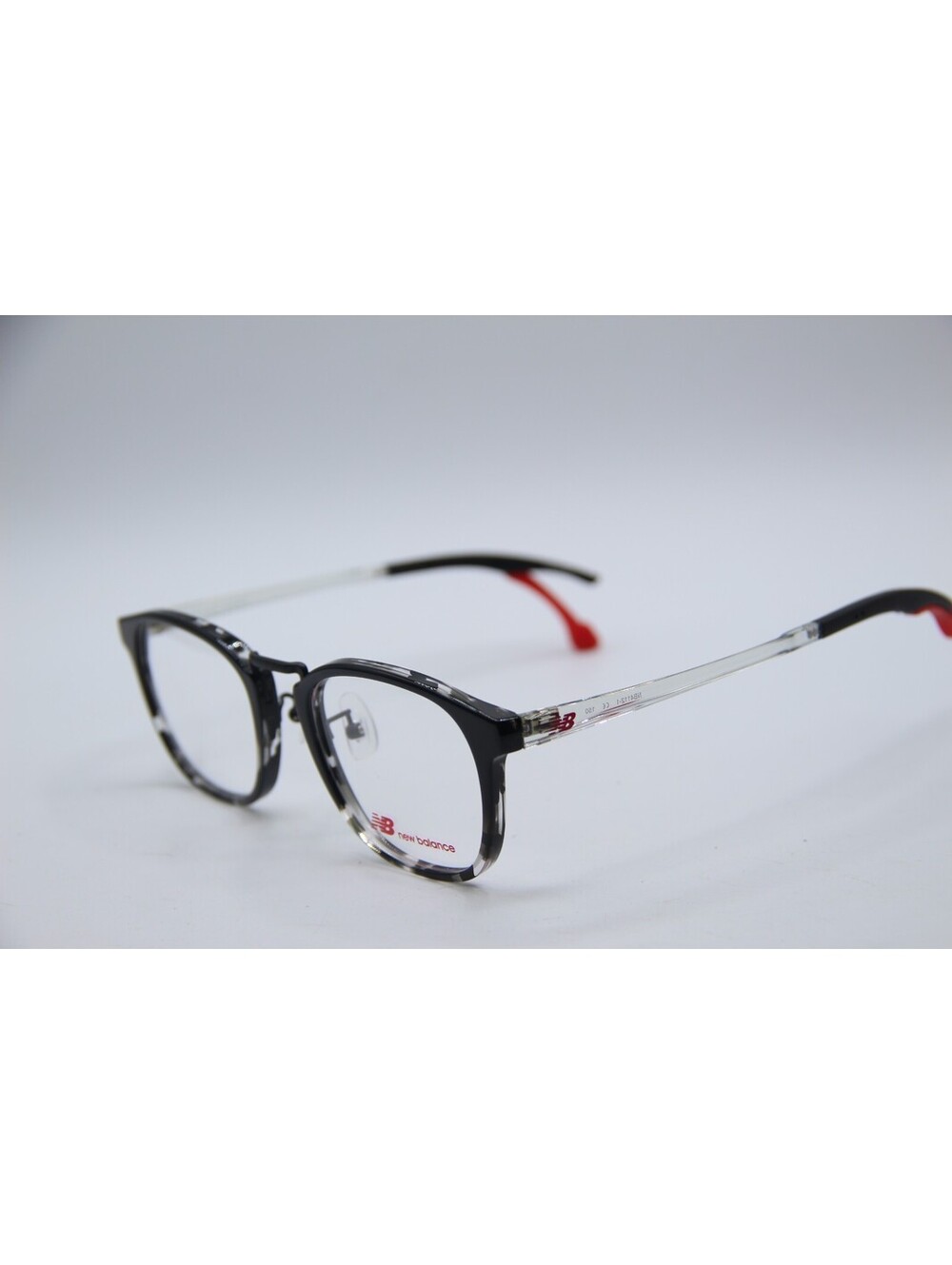 New Balance Nb 4140-1 Black Clear Red Authentic Eyeglasses 51-21-150
